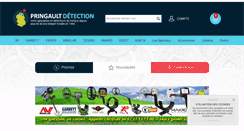 Desktop Screenshot of detecteursdemetaux.net